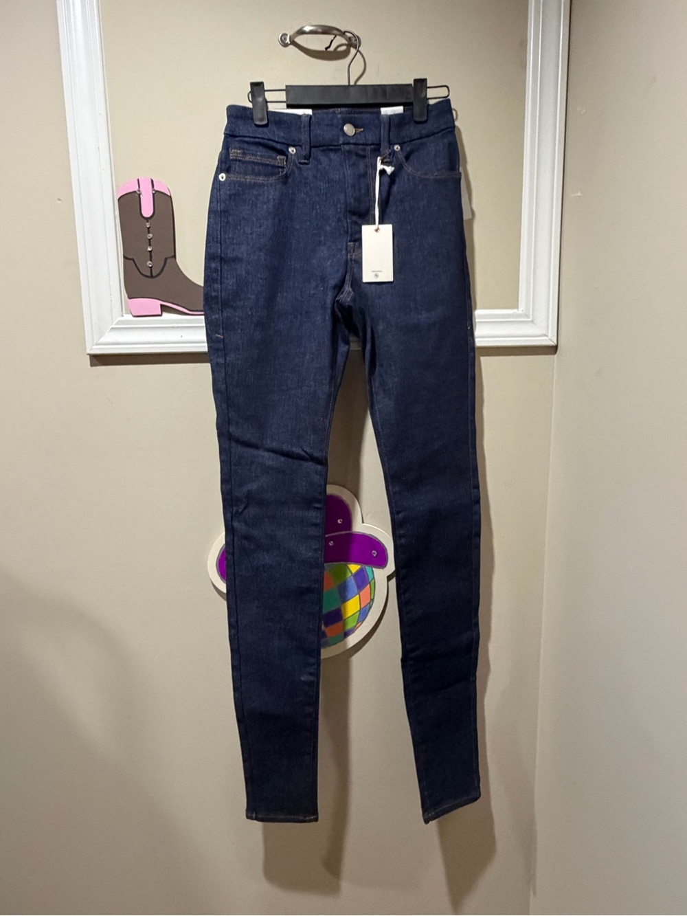 Good American Indigo High-Rise Skinny Jeans
